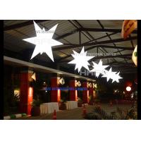 China Space Night Decoration Inflatable Lighting Star With 2000W Halogen Lamp on sale