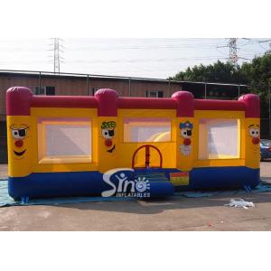 Big clown kids inflatable jumping castle with ball pit complying with Australia standard for outdoor playground