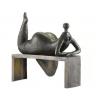China Bronze Odalisque Sculpture With Safe Environmental Protection Material wholesale