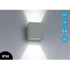 China IP54 6W Up And Down Square  Outdoor LED Wall Lights for exterior corridor supplier