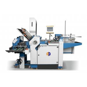 China Automatic Brochure Paper Leaflet Folding Machine Paper Cross Folder Equipment supplier