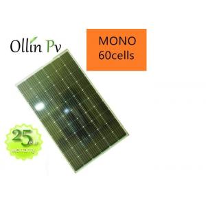 China Low - Light Performance Monocrystalline Silicon Cells / 280 Watt Solar Panel supplier