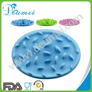 Food-grade Silicone Interactive Slow Pet Feeder/Non-Skid Dog Cat Slow Eating Feeder Bowl
