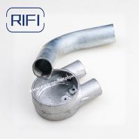 China Easy Installation Conduit And Fittings For BS Standard Raceway Connection BS GI Conduit Elbow on sale