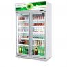 China Glass Door Commercial Display Freezer Drinks Fridge Chiller High Capacity Cabinet wholesale