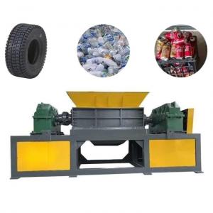 China Double Shaft Plastic Scrap Shredder Motorcycle Tire Shredder Machine supplier