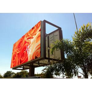 P10 Outdoor Led Digital Billboards High Resolution Full Color Real Pixels