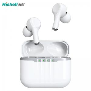Waterproof IPX5 Sound Cancelling Earbuds , 50mAH Noise Cancelling Wireless Earphones
