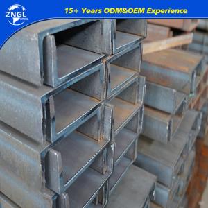 Hot Cold Rolled Mild Steel Profiles Gi Carbon Steel C U Channel with Galvanized En S235jr S355jr A36 Ss400 Purlin