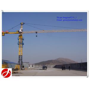 China 6t lifting load QTZ80-5610 fixed tower crane spare parts supplier