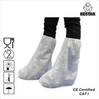 China Nonwoven SPP Disposable Booties Shoe Covers Knee High Boot Covers on sale