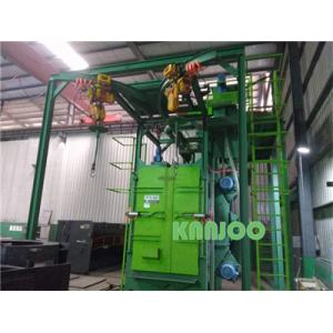 PLC Spinner Hanger Shot Blasting Machine With High Cleaning Efficiency Sa 2.5 Surface Roughness