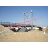 China Concrete Deck Steel Truss Suspension Bridge Cable Stayed With Rock Anchor Pedestrians Vehicle Dual Support on sale