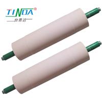 China Lightweight Textile Rubber Roller FDA Grade Rubber Coated Conveyor Rollers on sale