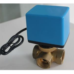 Low Pressure 3 Way Electric Motor Ball Valve On Off / 3 Point Floating Type