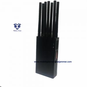 China Portable  10  antenna Mobile phone Signal Jammer PCS  CDMA 3G 4G  WiFi UHF VHF supplier