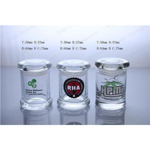 China Luxury design glass jar, glass candle jar with custom logo supplier