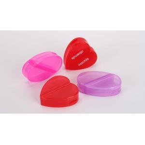 China one week 28case plastic spring pill container travel pill case, one day 4case heart shape pill container pill case medic supplier