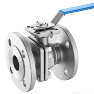 China DIN 2pc Floating Type Stainless Steel Ball Valve With ISO5211 Direct Flange End Cf8m/SS ball valve/150LB supplier