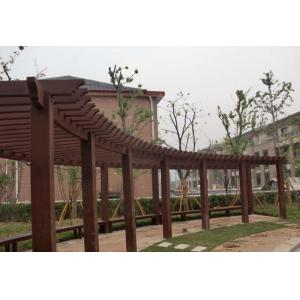China Long Life Time Weather Resistant Pergola With Wood Composite Material supplier