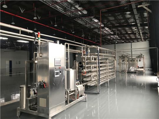 High Precision Tubular UHT Sterilizer Machine 5T/H Juice Production Machine