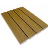 MDF Studio Auditorium Wooden Grooved Acoustic Panel / Sound Absorbing Wall