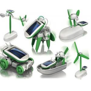 China 6 in 1 DIY Robot Kit Solar Powered Robot For Children Education supplier
