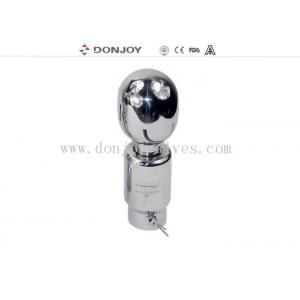 China DIN / 3A / SMS Rotating CIP Spray Ball Thread Connection Washing Nozzle supplier