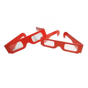 China Custom Printing Red Cyan 3d Glasses Durable With Chromad Depth Lens supplier