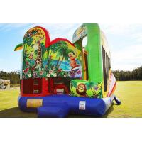China Inflatable Juming Castle Combo Outdoor Hire Inflatable Bouncy Castle With Slide on sale