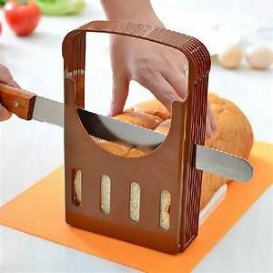 ECO Friendly Kitchen Baking Tools Plastic bread Slicer Adjustable With FDA