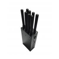 China GPS Signal Portable Cell Phone Jammer 8 Antenna 2G/3G/4G/Wifi With Battery Inside on sale