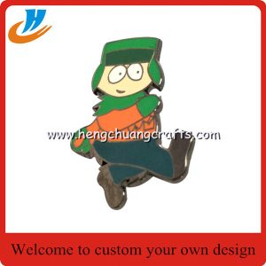 China Android badge/Android robot lapel pin with hard enamel process wholesale