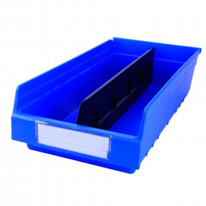 Small Parts Storage Racking Shelf Office Workshop Plastic Shelf Bins Durable Solid Box