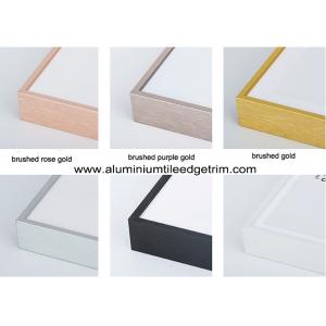 Colored Metal Picture Frame Mouldings In Lengths For Canvas / Oil Painting