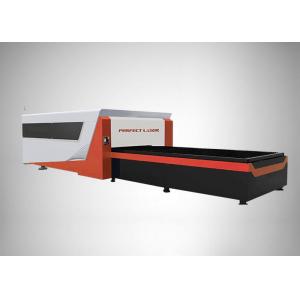 High Speed CNC Metal fiber laser cutter Raycus / Max / IPG With Exchange Platform