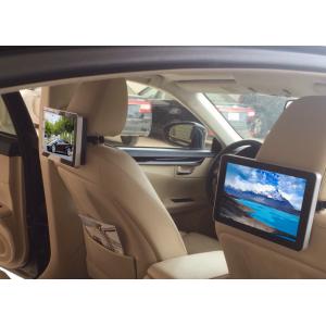 China 10.1 Inch HD Dual Core Taxi Digital Signage , Car Headrest Digital Advertising Screens supplier