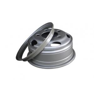 Heavy Truck Steel Alloy Wheel Rim Professional With 21 - 24 Inch Diameter