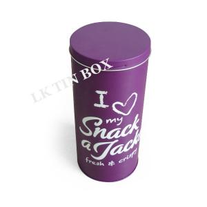 China Round Metal Printed Candy Tin Can for Black Chocolate Packaging supplier