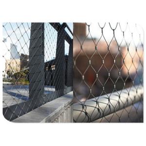 China Animal Enclosure Flexible Stainless Steel Wire Mesh Hand Woven Cable For Zoo supplier