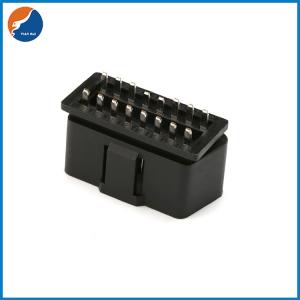 Customized 12V 24V 16 Pin Male OBD II OBD 2 Female OBD2 Connector With Lock For Car Diagnostic Instrument