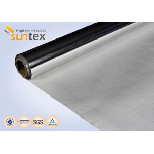 Fireproof 140C Aluminum Foil Fiberglass Cloth 0.2mm for Welding Fire Blanket