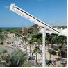 Integrated Led Solar Street Light 8000 Lumen LiFePO4 Battery 120W Aluminum Alloy