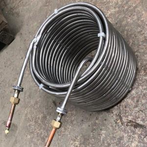 China Immersion Coiled Tube Heat Exchanger Wort Chiller Stainless Steel supplier