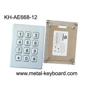 Weatherproof Metal Keypad with 12 keys for Intelligent express cabinet