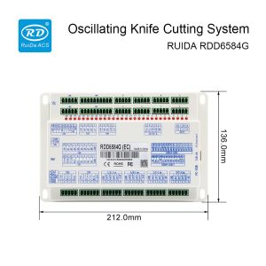 Contrôleur de coupe à couteau oscillant 8 axes Ruida RDD6584G