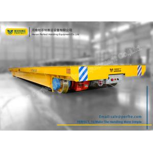 China Large Capacity Rail Battery Transfer Cart Carriage with Casting Wheels supplier