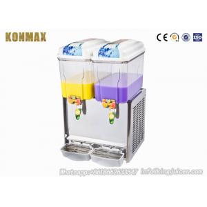 Commercial Double Tanks Cold Juice Dispenser / Beverage Dispenser Machine