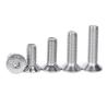 China Din7991 Hexagon Socket Flat Head Screw SS304 Countersunk Head Hexagon Socket Screw A2a4 Hexagon Socket wholesale