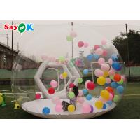 China Kids Party Clear Igloo Dome Inflatable Bubble Tent For Rent Crystal Inflatable Bubble Balloons House on sale